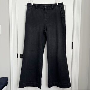 Liz Claiborne Wide Leg Black Jeans Women’s Size 14